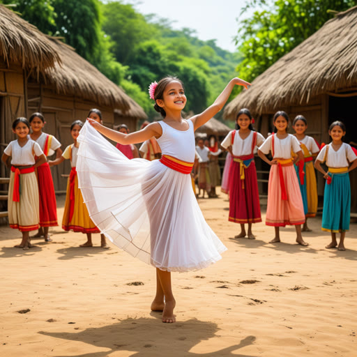 កាលពីមួយកាលក្ដៅក្នុងភូមិតូចមួយ មានក្មេងស្រីជាម្នាក់ឈ្មោះសារិន។ សារិនមានក្តីស្រមៃក្លាយជាកាស្សូវ ដោយមានមាតាបិតាដកស្រង់ចិត្តនាង និងច្រានចោលឱ្យបានធម្មតា។ ជាក់ថា នាងទោះបីមានការដកស្រង់ចិត្តក៏ដោយ សារិនមានពេលវេលាអនុវត្តន៍រាល់ថ្ងៃ។ មួយថ្ងៃនាងបានអនុវត្តនៅមុខភូមិ និងវិញ្ញាណផ្តល់អារម្មណ៍ពីសមត្ថភាពរបស់នាង អ្នកទាំងអស់បារីងគាត់បានរំភើប។ មាតាបិតារបស់នាង បានមើលឃើញពីសុភមង្គលនិងភាពជោមជ័យរបស់នាង ទាំងពីរបានយល់ឃើញថាពួកគេចាស់ថានេះគឺជាដំណោះស្រាយដល់ការដកស្រង់ចិត្តរបស់នាង។ ពីថ្ងៃនោះមក ពួកគេបានគាំទ្រកដីស្រមៃរបស់នាងដោយមិនមានលក្ខខណ្ឌ។