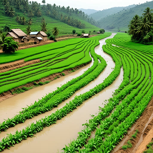 នៅក្នុងភូមិមួយពេញមួយរដូវភ្លៀងចេញ ទន្លេបានចាប់ផ្តើមកៀន។ តំបន់ដែលមានតំបន់ទឹកកំពុងដល់កាវរបស់ពួកគេគឺមានកំហុសចំពោះការកាន់កាប់នៅលើផោតនៅដើម។ អ្នកនាងបានស្នាក់នៅតែនៀងមកសទ្ធៃហើយក៏បានជួញដូរនៅឆ្ងាយក្នុងការត្រួតពិនិត្យ។ ពេលវេលាប្លែកពួកគេនៅខាងមុខ, ពួកគេបានរកឃើញរបៀបដើម្បីរក្សាទឹក និងដាំដំណាប់ស្រែចម្រាប់កំណត់រោទិ៍ដែលមានទឹកស្មូតត្រជាក់។ ដោយអ្វីដែលពួកគេចំណាយពេលធ្វើការឡើងវិញ គេចូលរួមចំពោះលំហចំណាស់ធ្វើឱ្យទន្លេក្តៅឡើងវិញ និងភូមិនេះមានភាពរីកចំរូតមកវិញ។