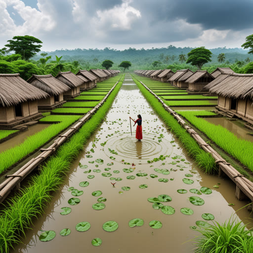 ក្នុងភូមិមួយមានស្ត្រីចាស់វ័យប្រាជ្ញាម្នាក់ឈ្មោះម៉ាយ៉ា ដែលយល់ពីសមតុល្យភាពធម្មជាតិ។ ឆ្នាំមួយ ពេលភ្លៀងធ្លាក់ច្រើនពេក កណ្តុរ បានជ្រៀតចេញហើយបានរំខានសមតុល្យភាពនៃភូមិ។ មនុស្សគ្រប់គ្នារវល់ចិត្ត ប៉ុន្តែម៉ាយ៉ាតាក់ចិត្តជួយពួកគេរកចំណេះដឹង។ នាងបានបង្រៀនពួកគេពីរបៀបដាំព្រ្អាត និងបង្កើតការស្ទង់ រៀបចំអាកាសក្នុងទឹក។ តាមរយៈចំណេះដឹងរបស់នាង ភូមិបានត្រឡប់មកវិញនូវសមតុល្យភាព ដោយមានបុណ្យមួយចូលរួមម្នាក់ជាច្រើន។ ម៉ាយ៉ាក្លាយជាអ្នកល្បីសម្រាប់សមតុល្យភាព។