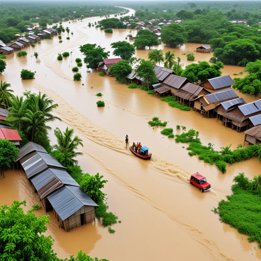 នៅក្នុងស្រុកមួយដែលមានសុភមង្គល នន្តផ្ទាំងស្រូបបានរាស្រ្ដដូចសារពើភ័ណ្ឌ។ នៅថ្ងៃដែលមានតម្កល់ថ្ងួតប្រាណ មយមន្តមួយបានកើតឡើង ហើយវាលដែលមានទឹកបានធ្វើឱ្យមានការរាក់ទាក់ឈានលើទីផ្សារ។ មនុស្សបានត្រូវ ස្ងៀមស្ងាត់និងរត់ចុះពីទីផ្សារ ប៉ុន្តែមានប្រុសម្នាក់ក្លាហានឈ្មោះសាម តើយ៉ាងដាច់ថា តើធានាវៃមានដើម្បីអតិថិជនពីព្រីងខុសប្បញ្ញាពេលលំបាក។ ក្រោយពេលដែលទឹកបានផ្គ្រុមមកវិញ អ្នករស់នៅក៏បានស្រមៃគ្នាចងចាំថាអំណោយមានទំនាក់ទំនងនិងម៉ោងជួយ។