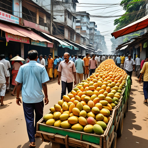 នៅក្នុងទីផ្សារចរាចរណ៍ មានតម្លៃផ្លែឈើរំលងបញ្ឈរថ្លើមៗ។ មួយថ្ងៃ តម្លៃផ្លែម៉ាន្គូមានសេរីភាពធំធេង បានធ្វើឱ្យអ្នកទិញក្លាយជាសកម្មភាព។ ថ្ងៃបន្ទាប់ ប៉ុន្តែ តម្លៃមកឡើងម្លប់ៗបានធ្វើឱ្យម៉ាន្គូទិញបានម្តងទៀត។ ការរំលងថ្លឹងថ្លនែប្លែកមិនគួរឱ្យធម្មតានៅក្នុងពាន់ម៉ែត្រ ប៉ុន្តែអ្នកជួញដូរសប្បាយនឹងការសកម្មភាពនេះ។