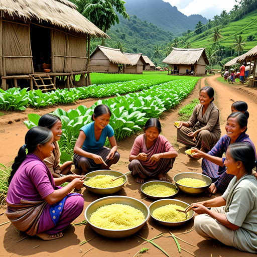 នៅក្នុងភូមិតូចមួយ មានមន្រ្តីអ្នកមួយមានឈ្មោះថា តីតា ដែលយល់ចេះអំពីសារៈសំខាន់នៃអាហារ។ នាងបានបង្រៀនស្រុកមន្ត្រីពីរបៀបបង្កើតរុក្ខជាតិជាថ្មីៗដើម្បីផ្ដល់អាហារដល់គ្រួសារ។ មួយថ្ងៃ មនុស្សភ្ញៀវម្នាក់បានមកដល់ ហើយមានភាពខ្សោយពីការធ្វើដំណើរ។ តីតាបានរៀបចំម្ហូបដែលរួមគ្នាអាហារស្រស់ស្អាត ដើម្បីជួយឱ្យគាត់មានកម្លាំងឡើងវិញ ហើយអាចបន្តអត្ថប្រយោជន៍ដោយសុខស្រាល។ មនុស្សភ្ញៀវបានអរគុណតីតា ដោយយល់ថាកម្លាំងពិតប្រាកដមកពីអាហារដែលល្អ។