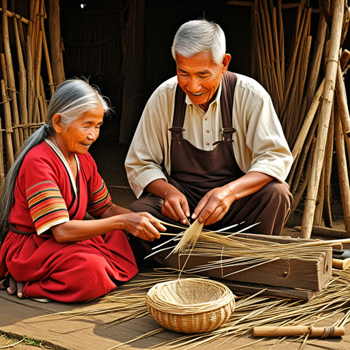 កាលពីមួយនៅក្នុងភូមិវិញមានបុរសចាស់ម្នាក់ឈ្មោះម៉ាសเตอร์ហាង ដែលបានបន្តដើម្បីរក្សាស្នាដៃប្រពៃណី។ គាត់ជឿថា ប្រសិនបើគាត់មិនបង្រៀនយុវជន ពួកគេនឹងភ្លេចស技能ទាំងនេះ និងវប្បធម៌ដូចមនុស្សវិភាគខាងមុខនឹងបញ្ឈប់។ ដូច្នេះ ក្នុងរៀងរាល់សប្តាហ៍ គាត់នឹងប្រមូលក្មេងៗ និងបង្ហាញពួកគេពីរបៀបស្រមៃអាវ និងដុំឈើ។ ដោយការធ្វើនេះ គាត់អាចរក្សាទុកមិនត្រឹមតែស្នាដៃទេ ប៉ុន្តែតំបន់និងពហុលាចក្រមិនឲ្យខកចោលនៃវប្បធម៌នោះ។ ភូមិនេះរំដោះយ៉ាងក្រោមពេលក្មេងៗបានរៀន ដែលរក្សាទុកវប្បធម៌ដើម្បីទួលបានជំនាន់ក្រោយ។