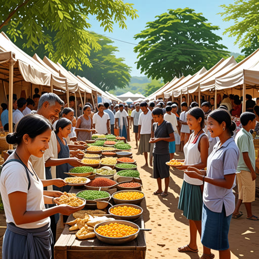 នៅក្នុងភូមិឥតខ្ចោះមួយ សេដ្ឋកិច្ចកំពុងប្រឈមមុខនឹងការលំបាក។ ថ្ងៃមួយ ក្រុមអ្នកក្មេងមួយបានសម្រេចចិត្តធ្វើឱ្យទីផ្សារខ្នាតក្នុងកើនឡើងវិញ ដោយចាប់ផ្តើមកម្មវិធីថ្មីមួយ។ កម្មវិធីឡើងវិញនេះបានចាប់អារម្មណ៍ព្រមទាំងផ្តល់ឱកាសឱ្យអ្នកចម្កល់ដំណាំជាតិត្រូវបានបង្ហាញ។ ជាមួយគ្នា ភូមិចាប់ផ្តើមរកប្រាក់ចំណូលឡើងវិញ ដោយមានភ្ញៀវច្រើនមកសប្បាយកប្បញ្ញាណកើនឡើងវិញ៣នៃសហគមន៍។