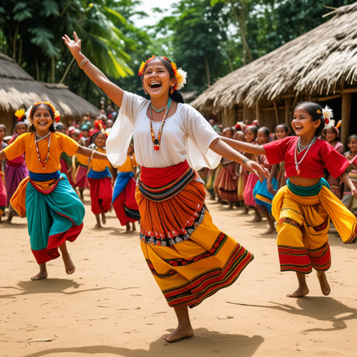 កាលពីមួយកាល នៅក្នុងភូមិមួយ មានអ្នករាំម្នាក់ឈ្មោះមាយា។ នាងត្រូវបានស្គាល់ពីចលនាដែលមានលំនាំរបស់នាងដែលបានទាក់ទាញមនុស្សគ្រប់គ្នា។ ថ្ងៃមួយ នៅពេលពិធីបុណ្យ នាងបានសេចក្តីសម្រេចបូមបន្សល់នៅក្រុមកុមារម្នាក់នេះពីវដ្តប្រាជ្ញានៃការរាំ។ ពេលដែលពួកគេរាំជាមួយគ្នា អារម្មណ៍ដែលកកិននិងរីករាយរបស់ពួកគេបានស្នាក់នៅនៅក្នុងភូមិ ការបង្កើតអត្រាអ្នកនឹងការសូមចិត្តដែលមានសម្រង់បន្តបន្ទាប់។