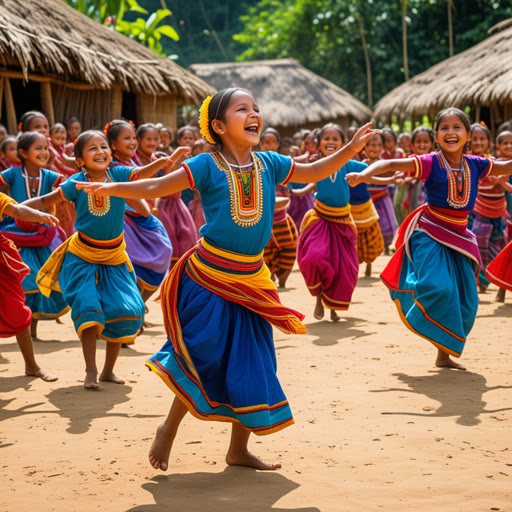 កាលពីមួយកាល នៅក្នុងភូមិមួយ មានអ្នករាំម្នាក់ឈ្មោះមាយា។ នាងត្រូវបានស្គាល់ពីចលនាដែលមានលំនាំរបស់នាងដែលបានទាក់ទាញមនុស្សគ្រប់គ្នា។ ថ្ងៃមួយ នៅពេលពិធីបុណ្យ នាងបានសេចក្តីសម្រេចបូមបន្សល់នៅក្រុមកុមារម្នាក់នេះពីវដ្តប្រាជ្ញានៃការរាំ។ ពេលដែលពួកគេរាំជាមួយគ្នា អារម្មណ៍ដែលកកិននិងរីករាយរបស់ពួកគេបានស្នាក់នៅនៅក្នុងភូមិ ការបង្កើតអត្រាអ្នកនឹងការសូមចិត្តដែលមានសម្រង់បន្តបន្ទាប់។