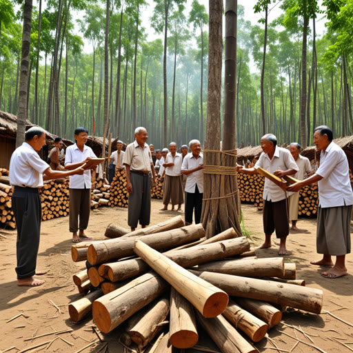 នៅក្រុងតូចមួយ មានអ្នកចាស់ម្នាក់ដែលគេស្គាល់ថាជាជនដែលតឹងតែងនិងមានច្បាប់ល្អិតល្អន់។ មួយថ្ងៃ គាត់បានបំពេញច្បាប់ល្អិតល្អន់សម្រាប់ការប្រមួលឈើឆាក។ អ្នករស់នៅក្នុងភូមិមានភាពផ្លាស់ប្តូរតែបានអនុវត្ត។ បន្ទាប់មក ពួកគេរកឃើញថាច្បាប់អញ្ញនឹងបានការពារប្រៃប្រដាប់និងធានាពេលឈប់ខាងមុខ។ ពួកគេបានអរគុណអ្នកចាស់សម្រាប់ប្រាថ្នារបស់គាត់ ហើយរៀនពីតម្លៃនៃវិធានការតឹងតែង។