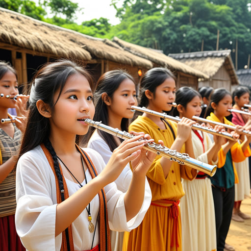 នៅក្នុងភូមិមួយមានអ្នកចម្រៀងដ៏មានជំនាញម្នាក់ឈ្មោះរីនា។ រីនាមានបច្ចេកទេសពិសេសសម្រាប់ការលេងសម្លេងធូលីដែលធ្វើឱ្យតន្ត្រីរបស់នាងមានអារម្មណ៍អស្ចារ្យ។ ថ្ងៃមួយ ក្រៅពីការអនុវត្ត នាងបានរកឃើញបច្ចេកទេសថ្មីមួយដែលបម្លែងបទចម្រៀងរបស់នាង។ ដោយរីករាយ នាងបានធ្វើការលេងនៅពិព័រណ៍ភូមិ ហើយបច្ចេកទេសរបស់នាងបានទាក់ទាញអ្នកទាំងអស់បណ្ដាលអោយបានការទទួលស្គាល់ពីក្ដីស្វាគមន៍។ ចាប់តាំងពីថ្ងៃនោះ មនុស្សគ្រប់គ្រងបានស្វែងរកដើម្បីសិក្សាធៀបនឹងបច្ចេកទេសរបស់នាង។